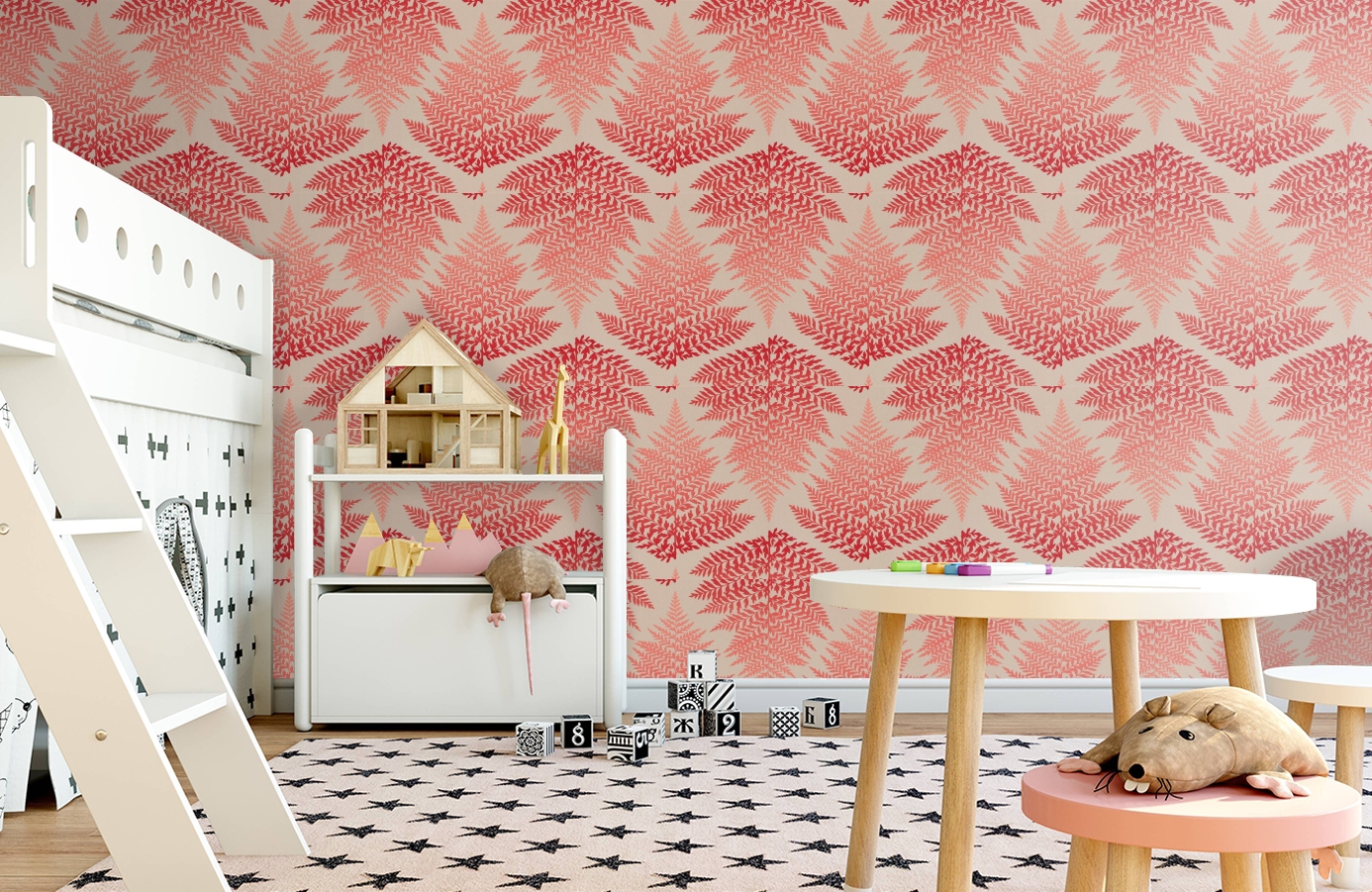 Обои 111381 фото в интерьере детская