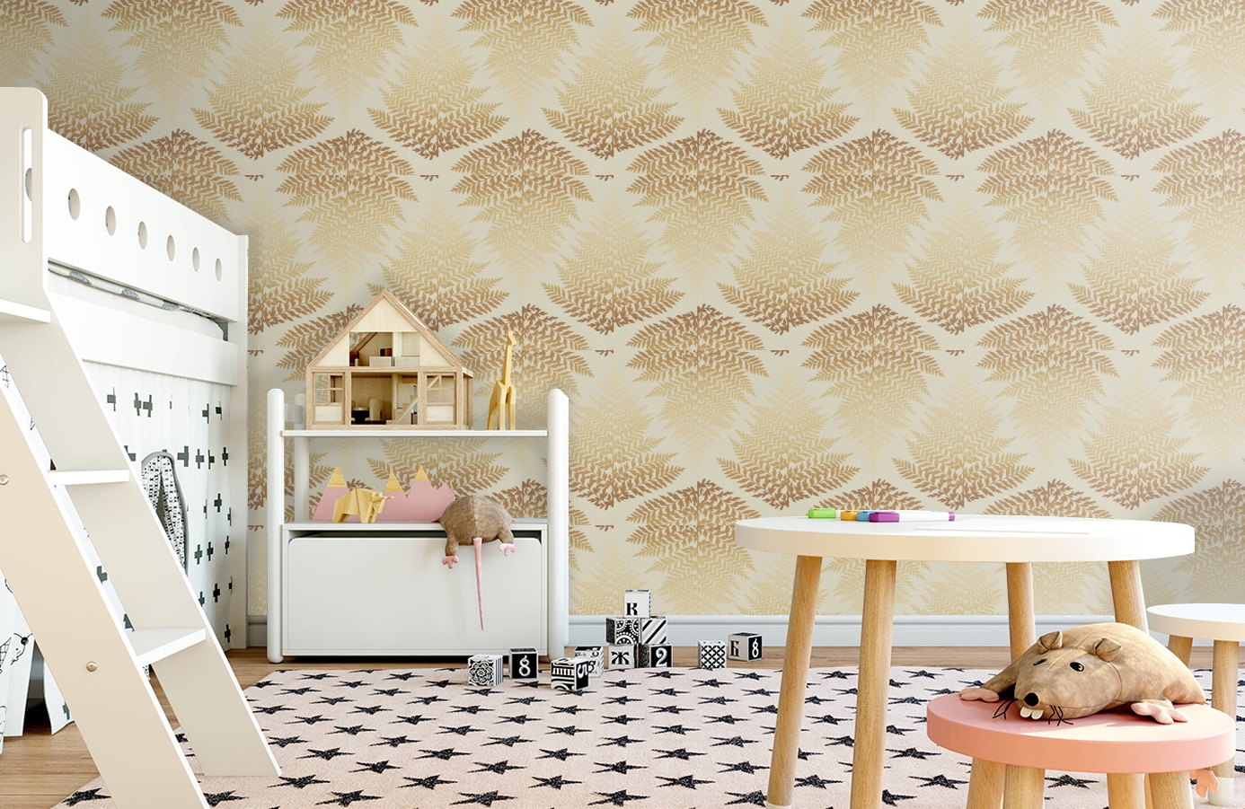 Обои 111382 фото в интерьере детская