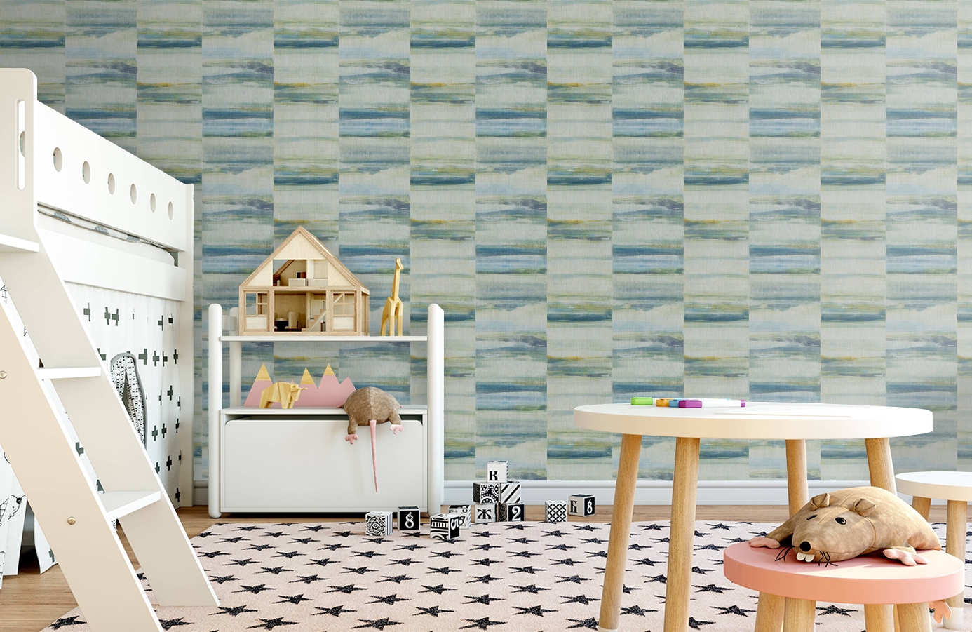 Обои 35741 фото в интерьере детская