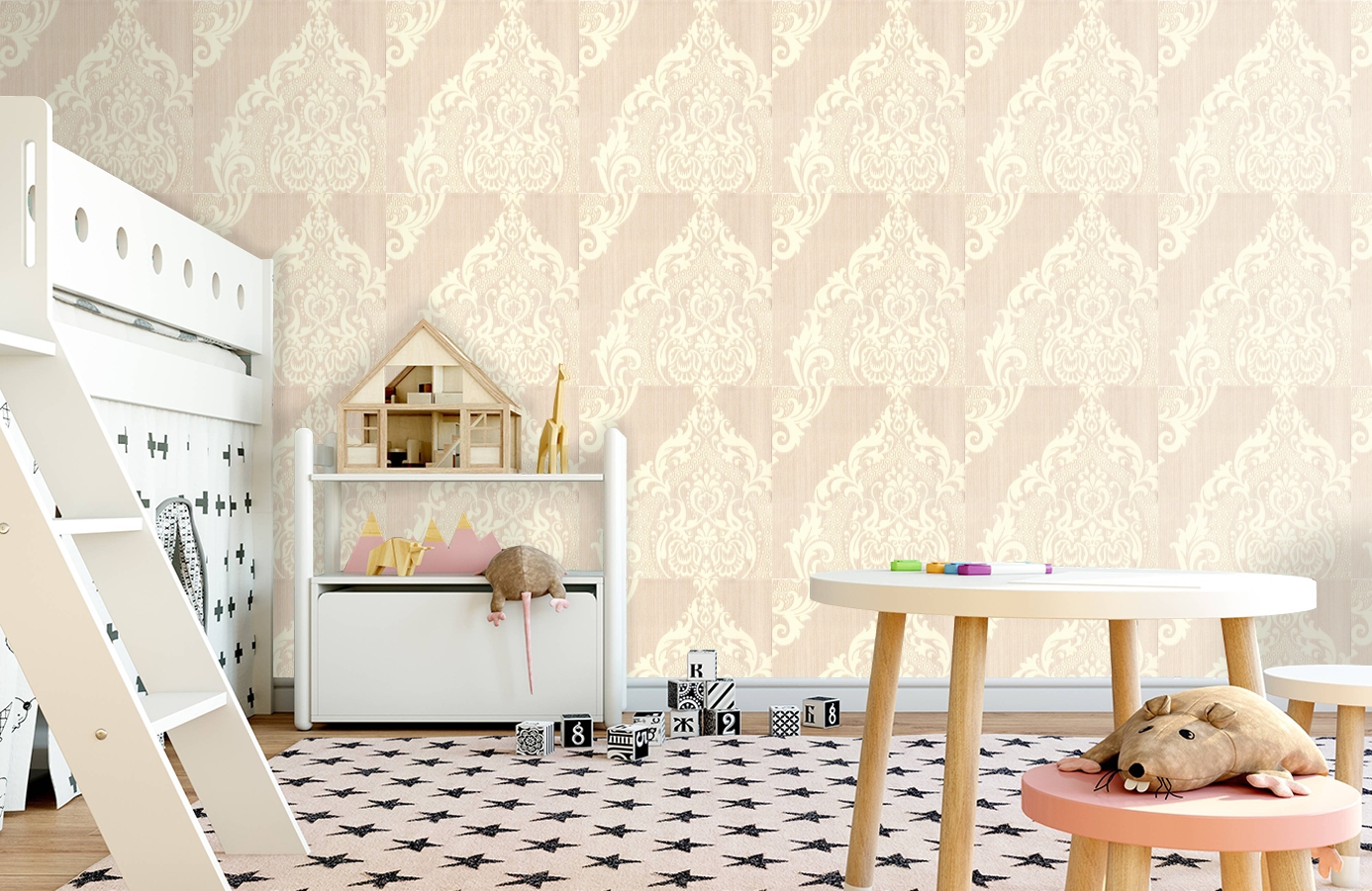 Обои 5109 фото в интерьере детская