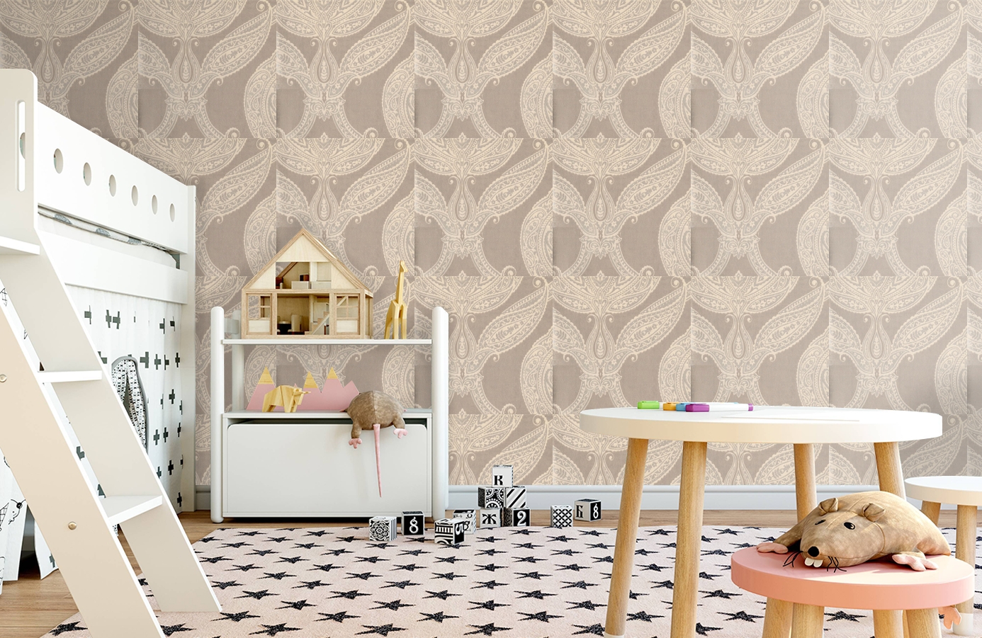 Обои 5120 фото в интерьере детская