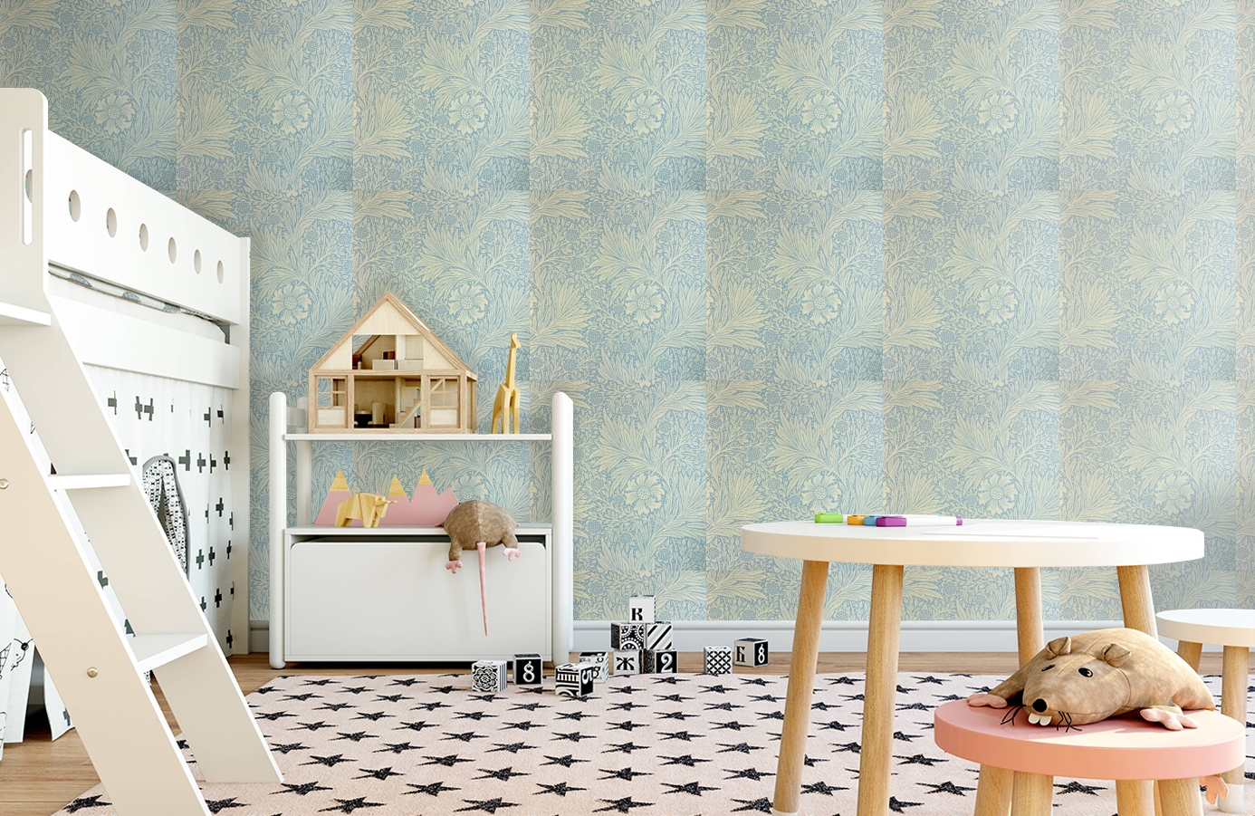 Обои 210368 фото в интерьере детская