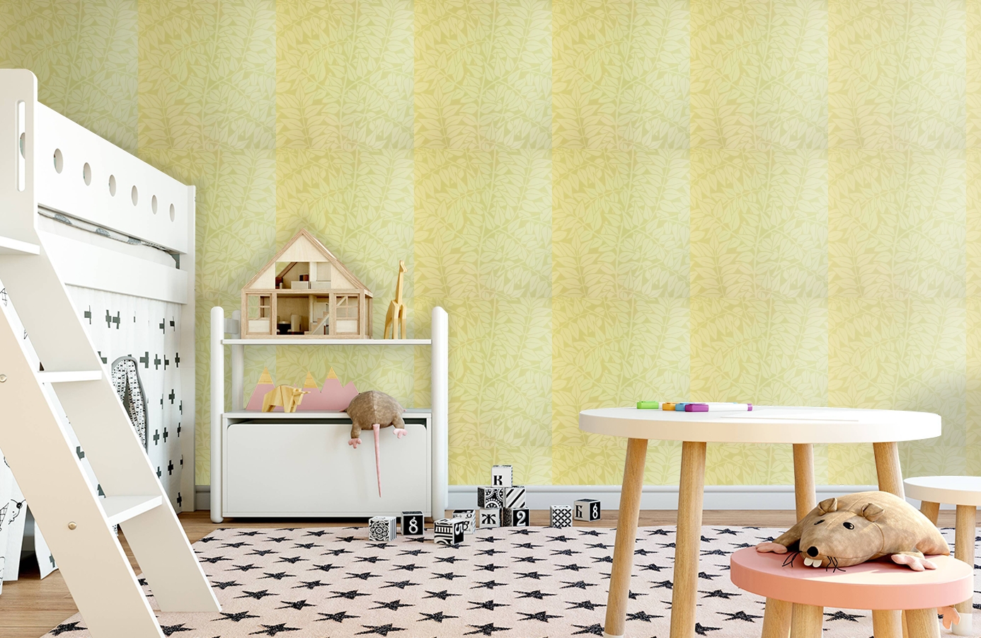 Обои 210376 фото в интерьере детская Обои 210376 фото в интерьере детская