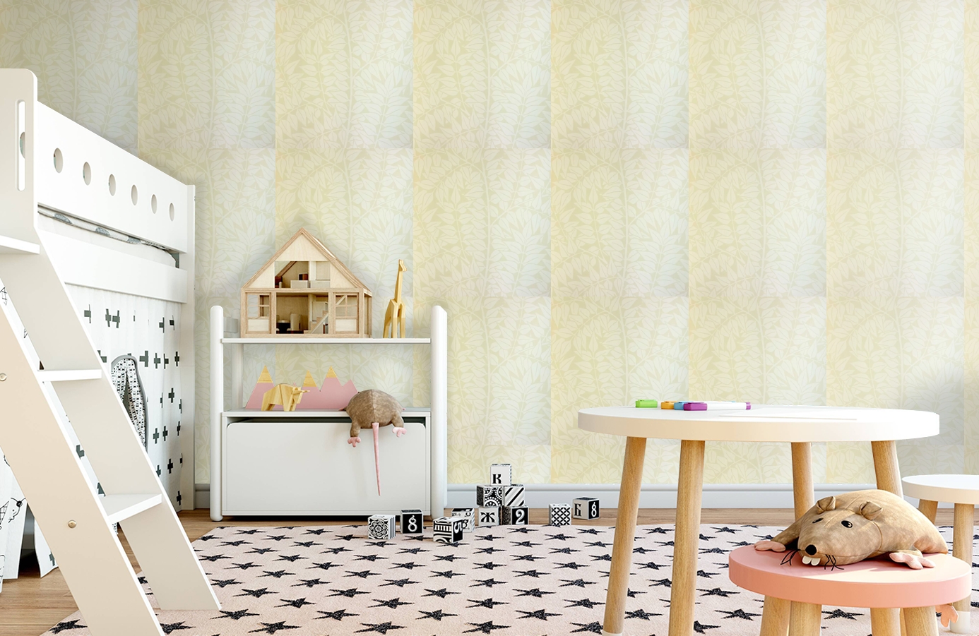 Обои 210379 фото в интерьере детская