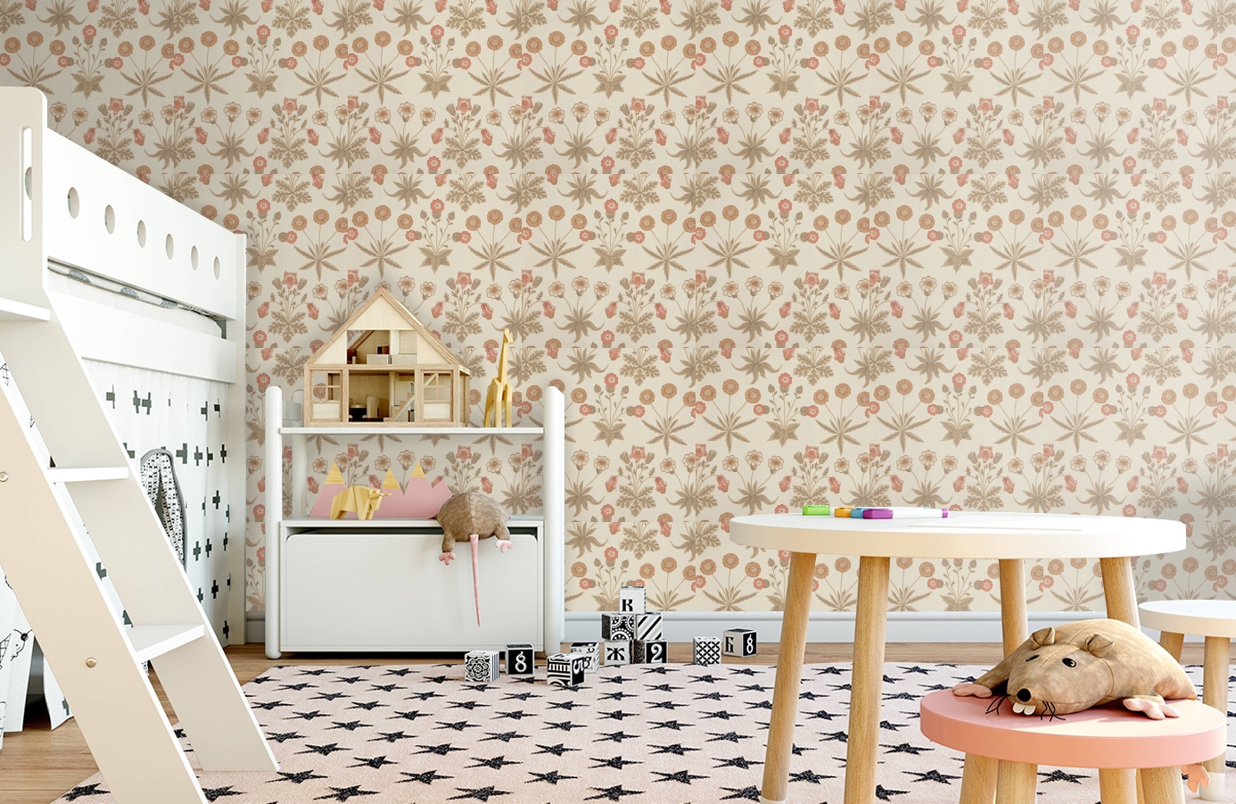 Обои 212560 фото в интерьере детская Обои 212560 фото в интерьере детская