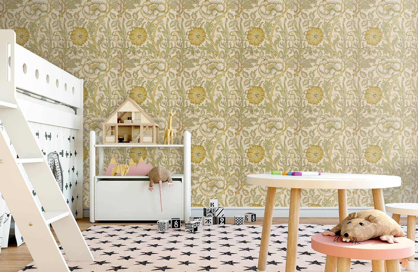 Обои 212569 фото в интерьере детская