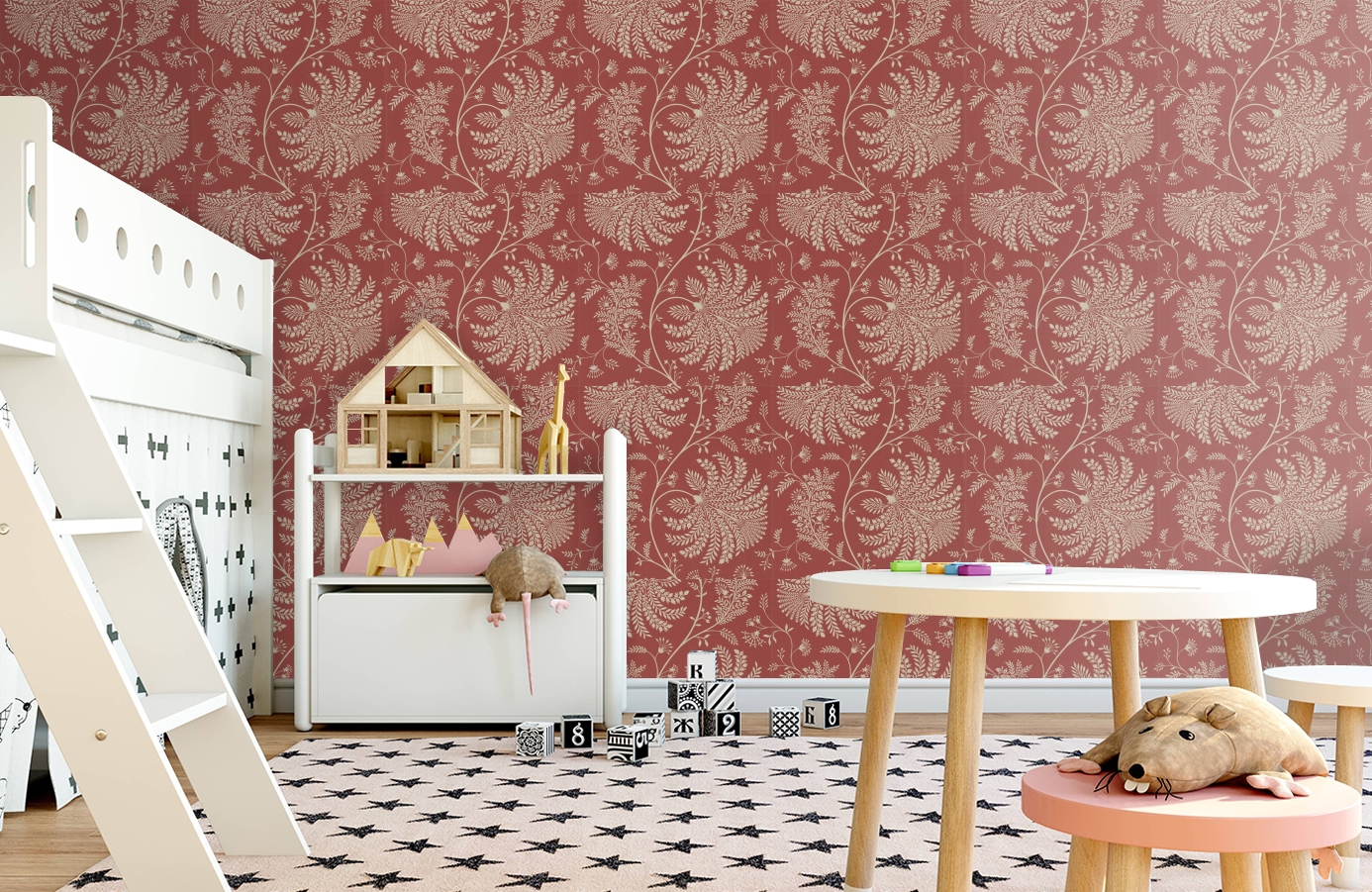 Обои 216339 фото в интерьере детская