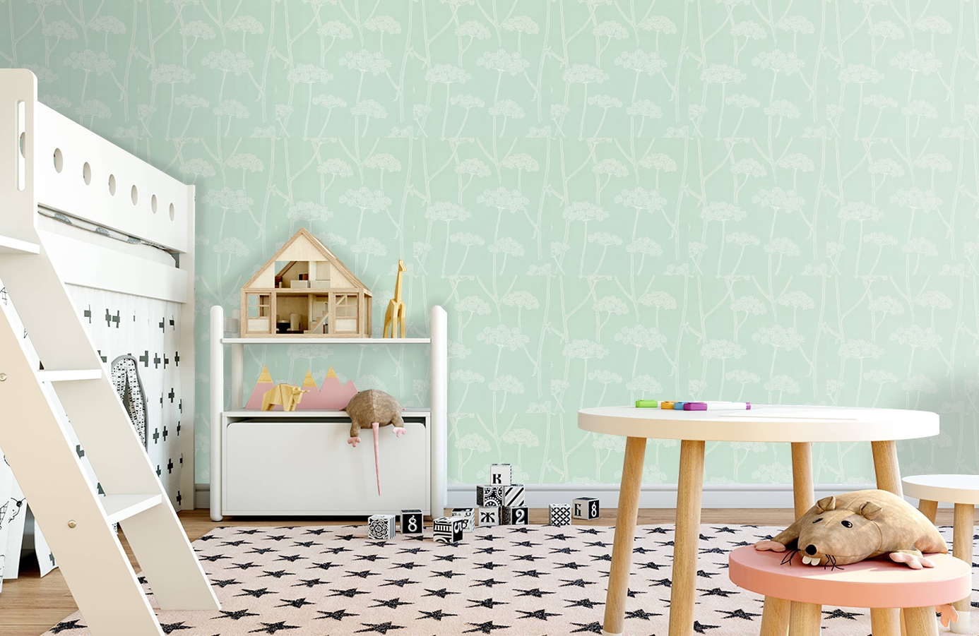 Обои DCFL211647 фото в интерьере детская