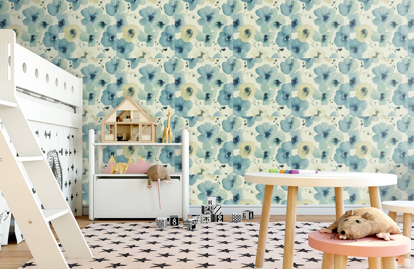Обои DCFL211658 фото в интерьере детская