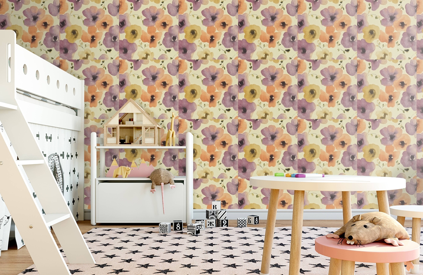 Обои DCFL211662 фото в интерьере детская