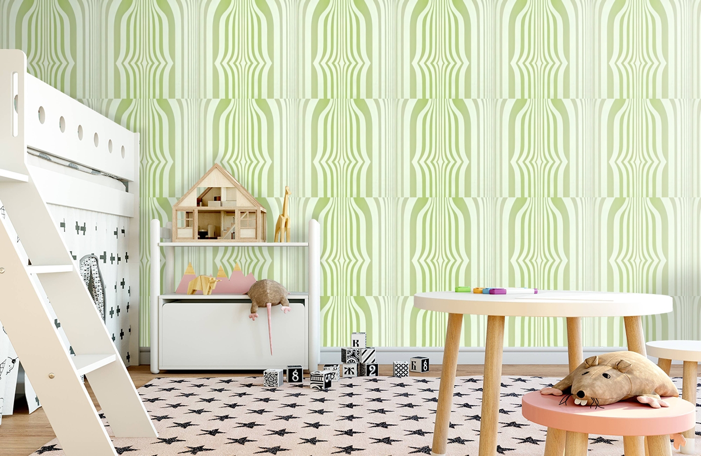 Обои DVIWCO103 фото в интерьере детская