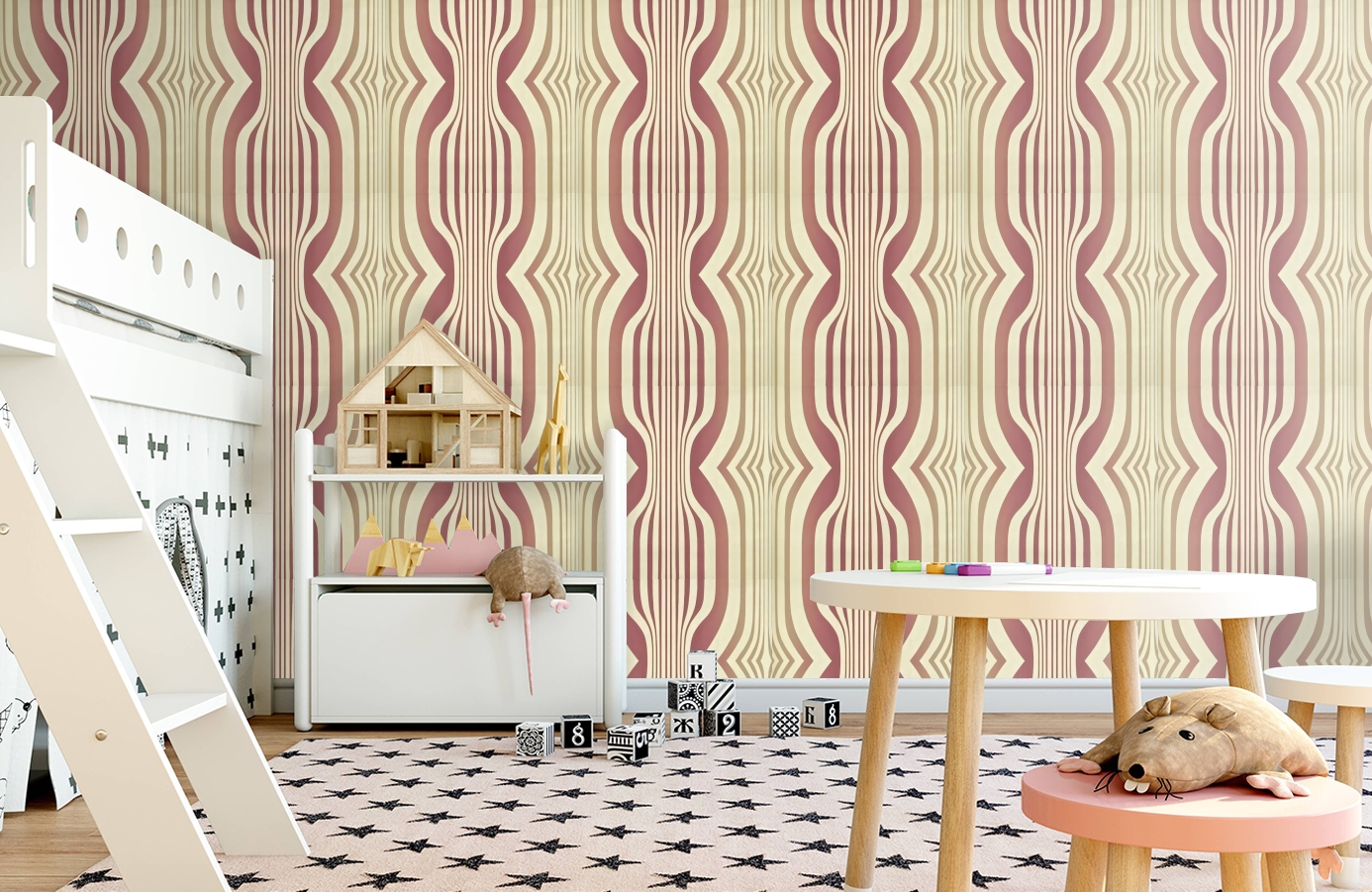 Обои DVIWCO107 фото в интерьере детская