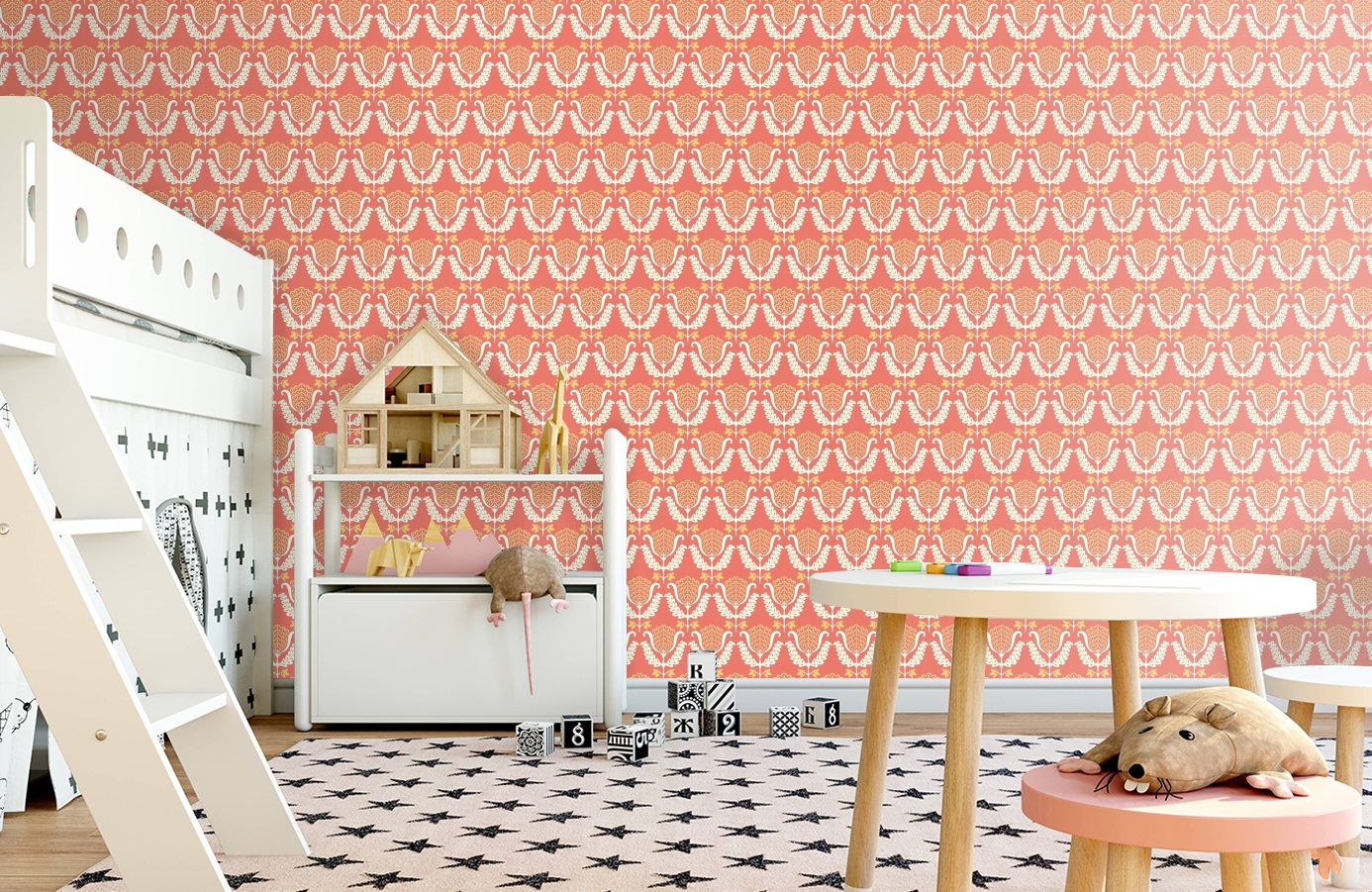 Обои GP5917 фото в интерьере детская