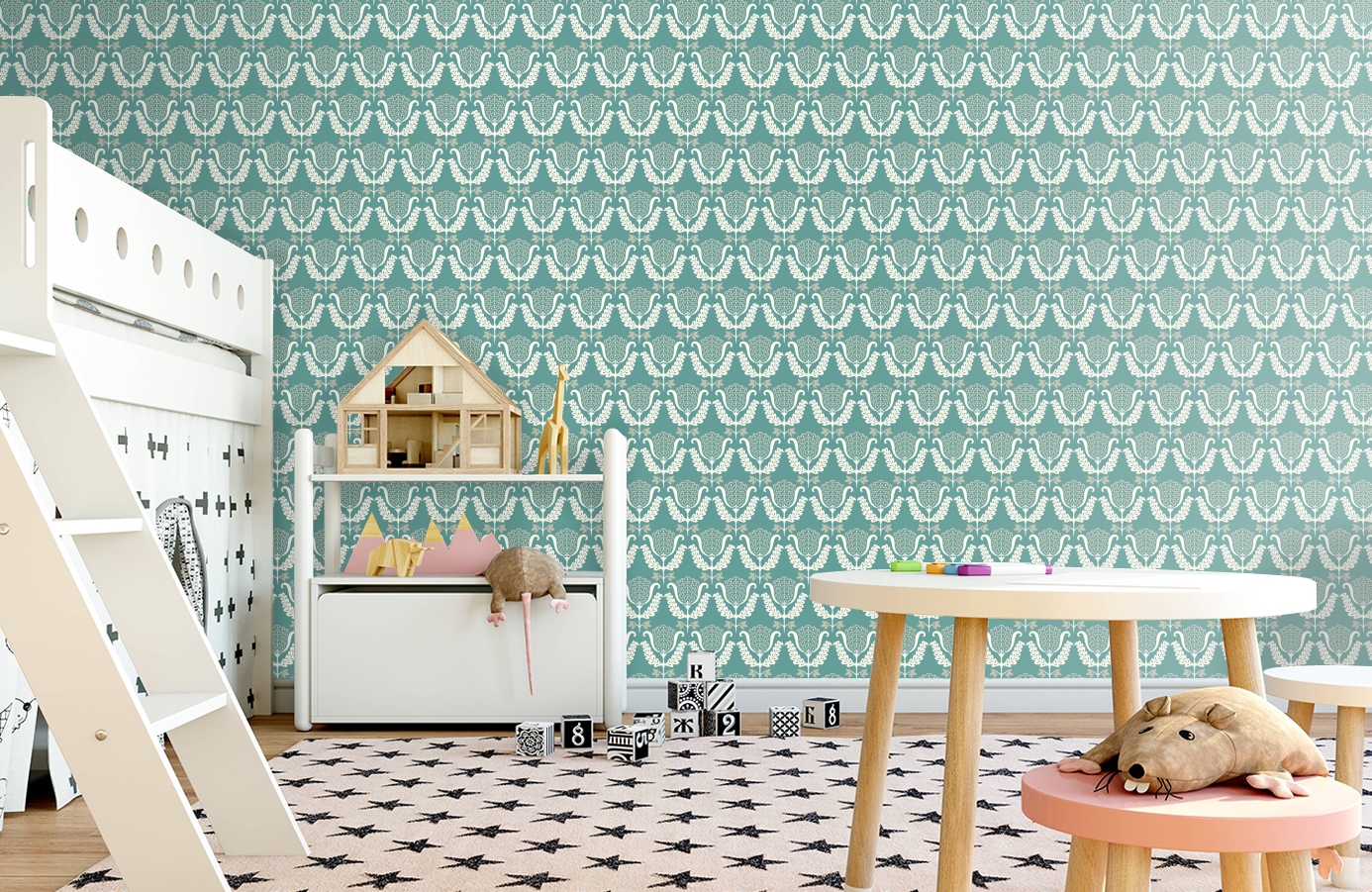 Обои GP5920 фото в интерьере детская