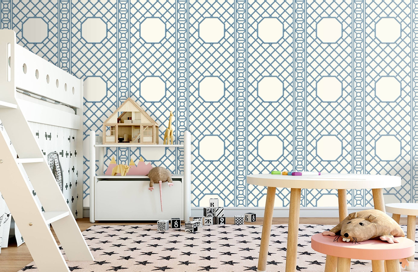 Обои GP5939 фото в интерьере детская