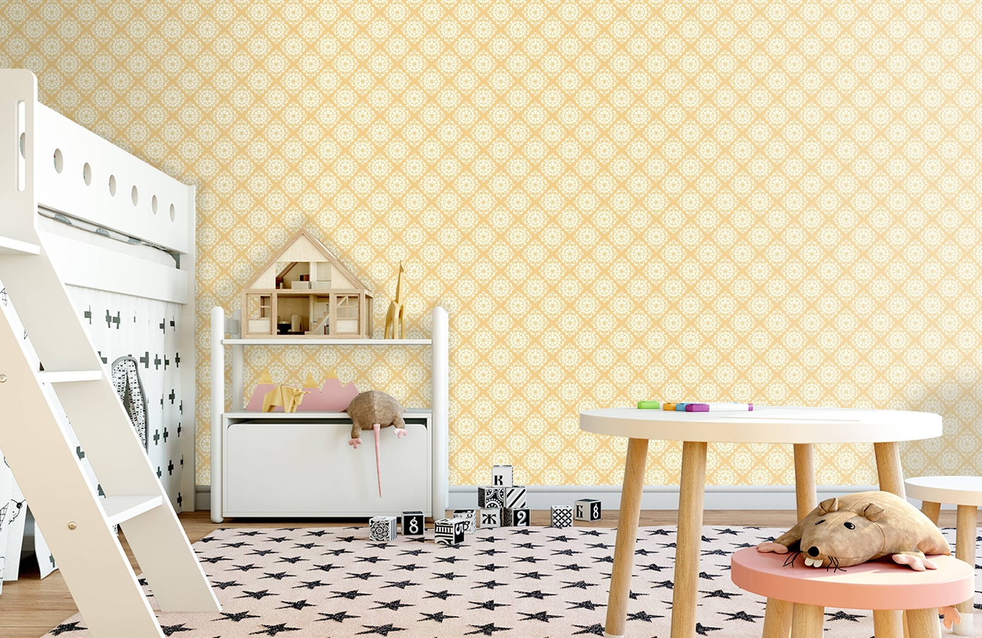 Обои GP5972 фото в интерьере детская