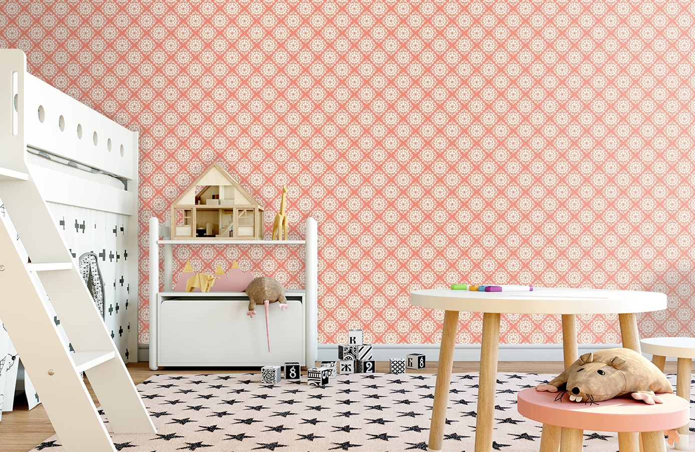 Обои GP5973 фото в интерьере детская