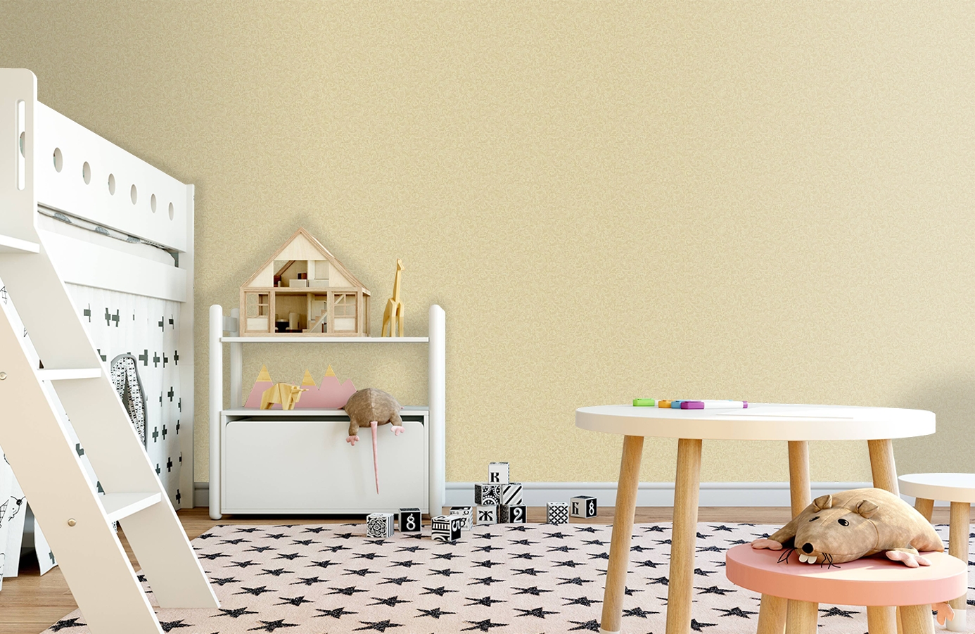 Обои SH5519 фото в интерьере детская