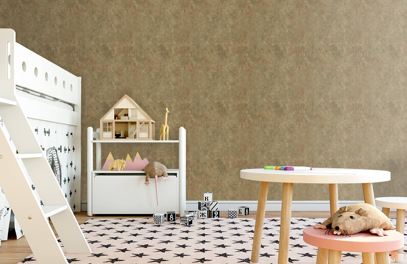 Обои TT6245 фото в интерьере детская