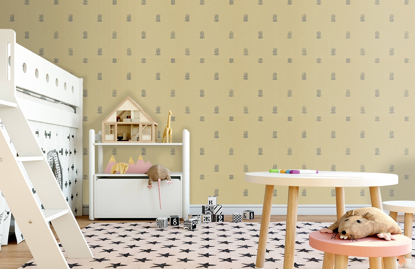 Обои ZINW310068 фото в интерьере детская Обои ZINW310068 фото в интерьере детская