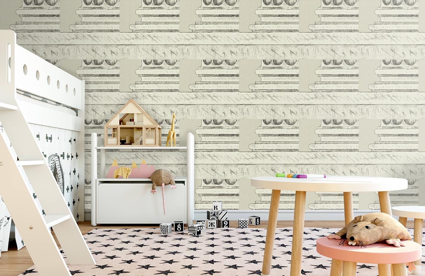 Обои ZINW310089 фото в интерьере детская