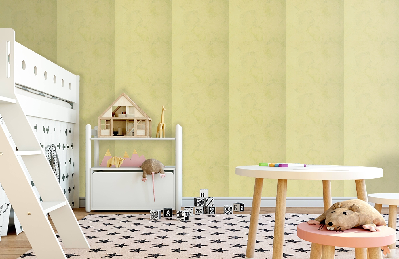 Обои 1690-37 фото в интерьере детская Обои 1690-37 фото в интерьере детская