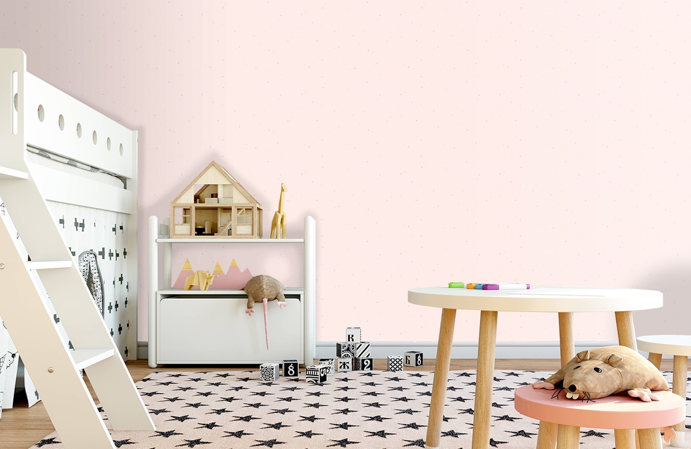 Обои 2194-73 фото в интерьере детская