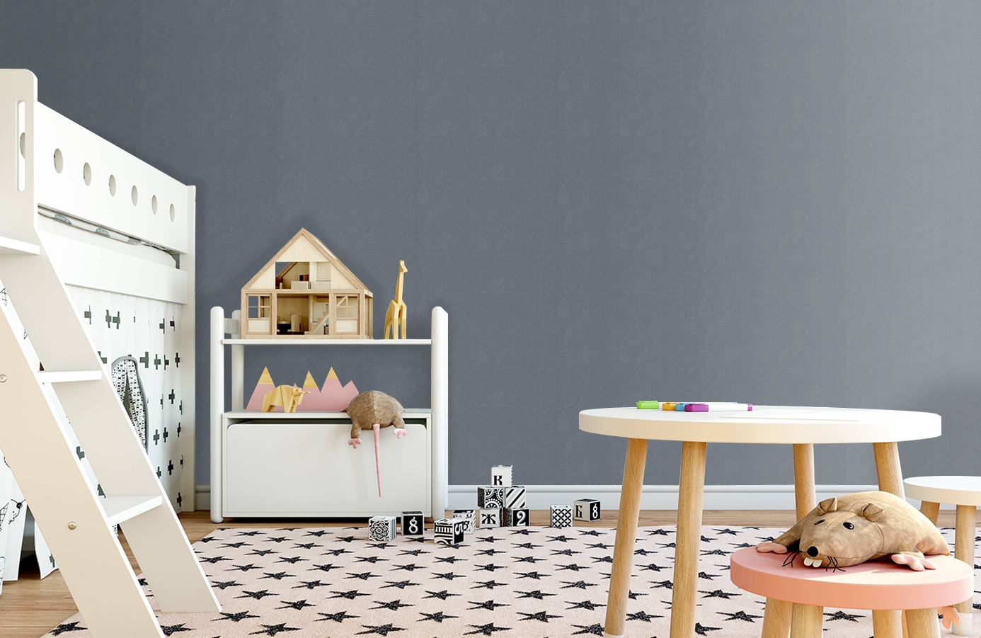 Обои 2906-63 фото в интерьере детская