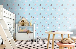Обои 30568-1 фото в интерьере детская превью