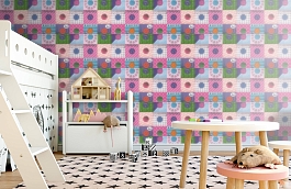 Обои 30596-1 фото в интерьере детская превью