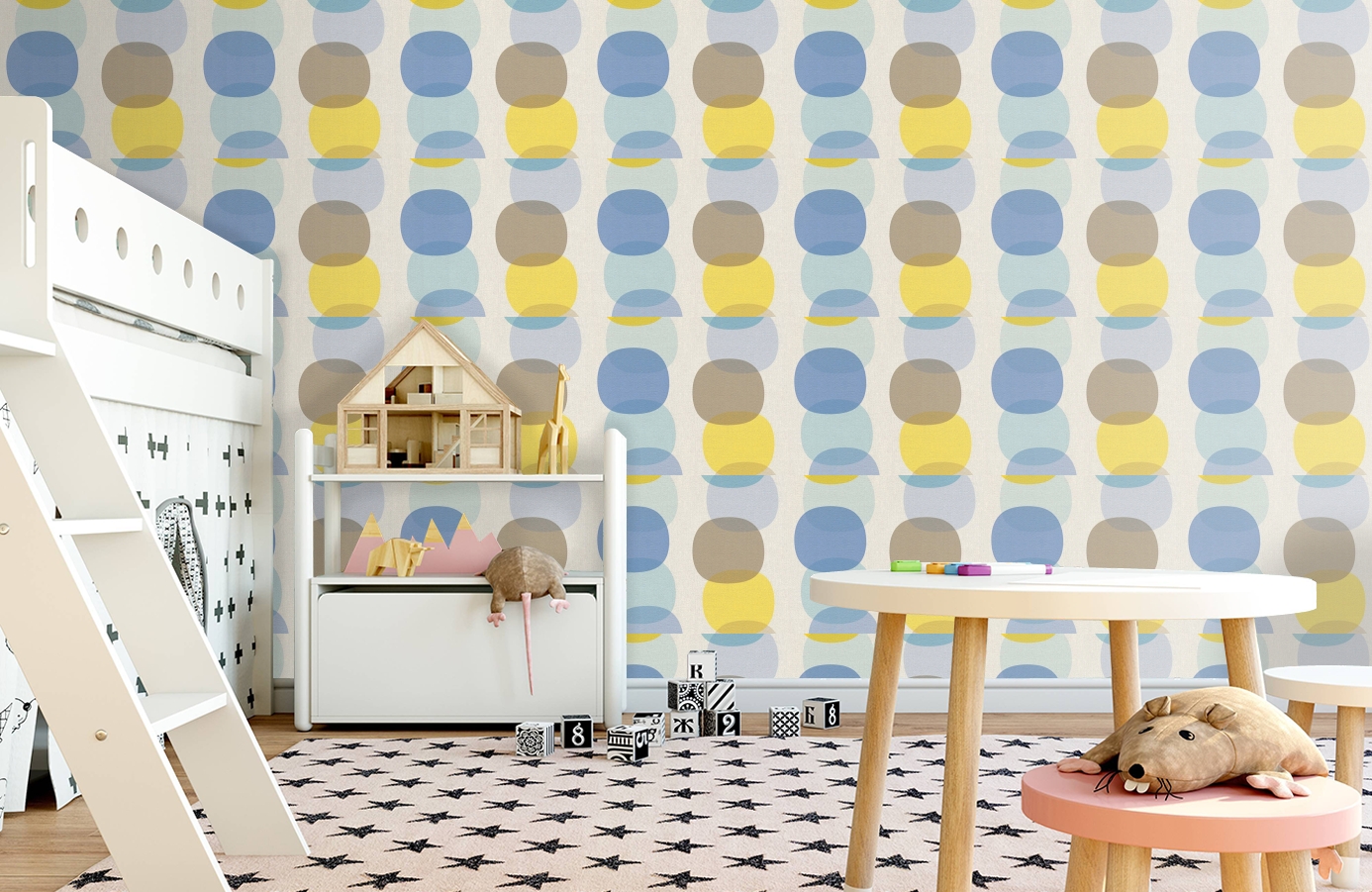 Обои 355901 фото в интерьере детская