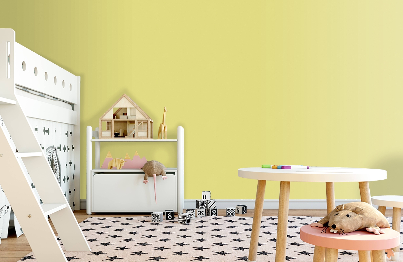 Обои 36932-5 фото в интерьере детская