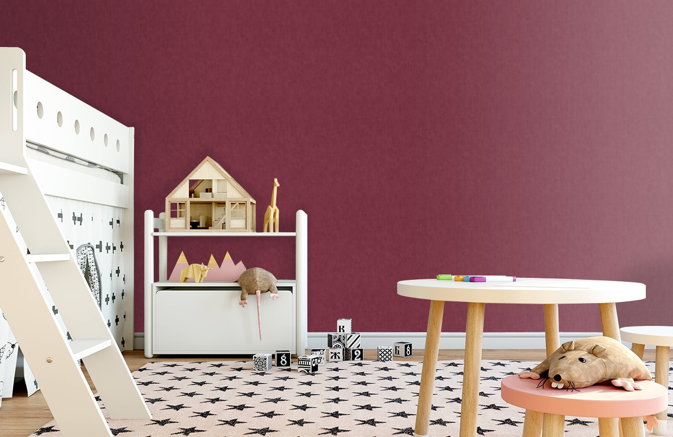 Обои 37536-2 фото в интерьере детская Обои 37536-2 фото в интерьере детская