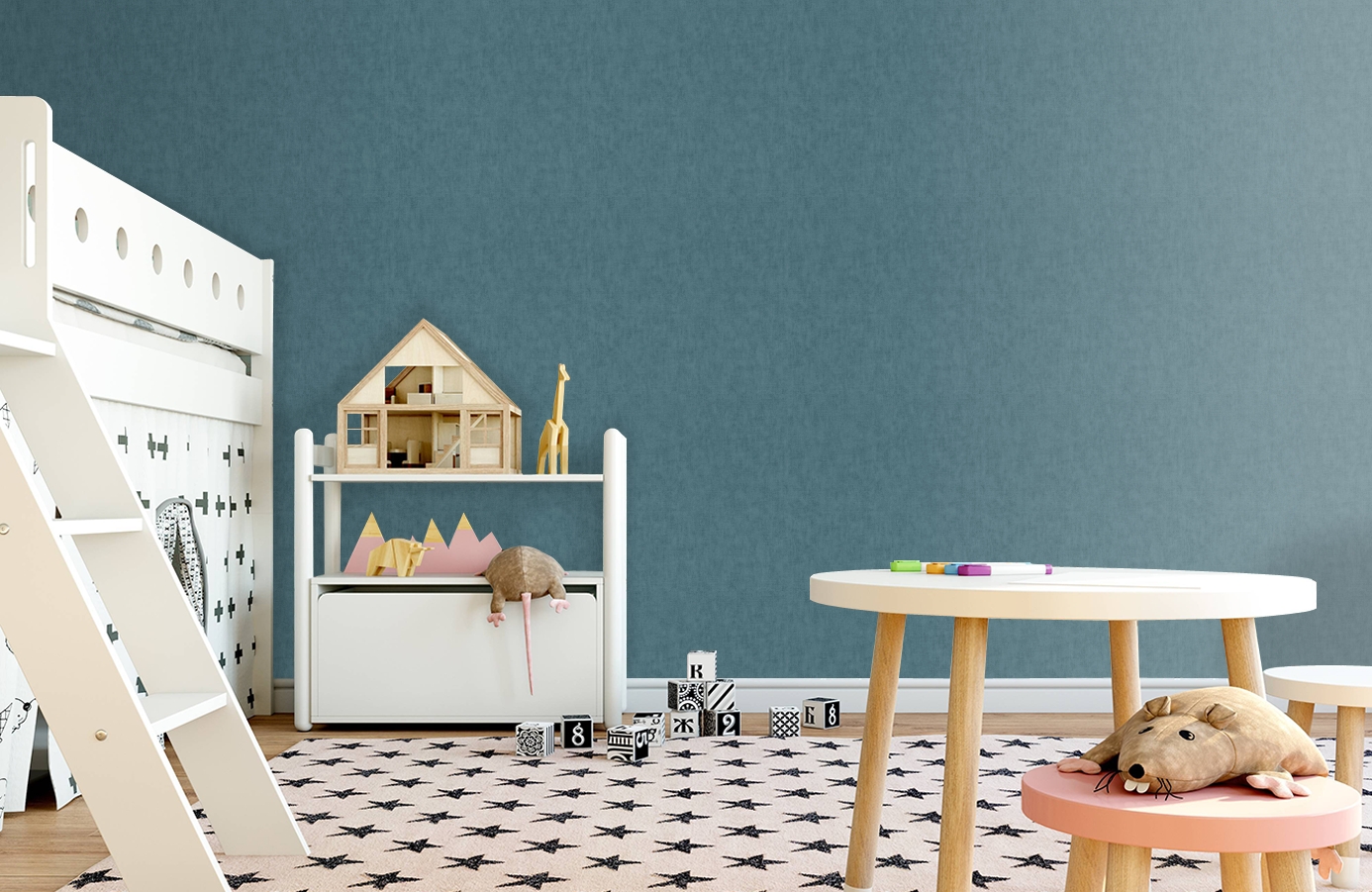 Обои 37536-3 фото в интерьере детская