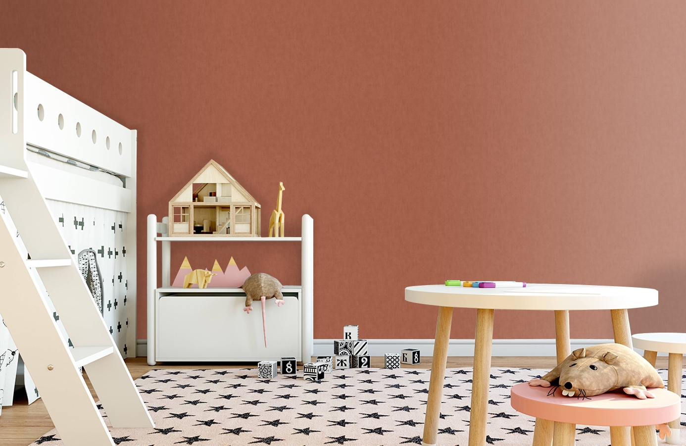 Обои 37536-7 фото в интерьере детская