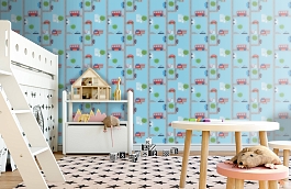 Обои 93632-1 фото в интерьере детская превью