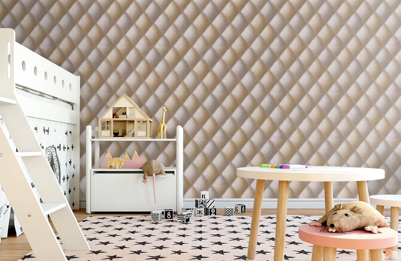 Обои 96043-2 фото в интерьере детская