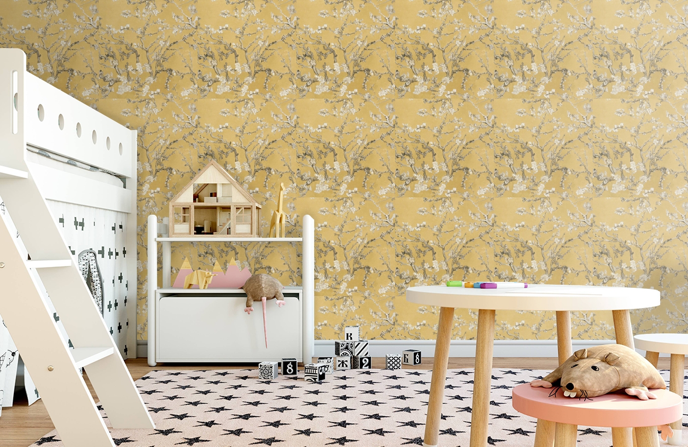 Обои 17146 фото в интерьере детская