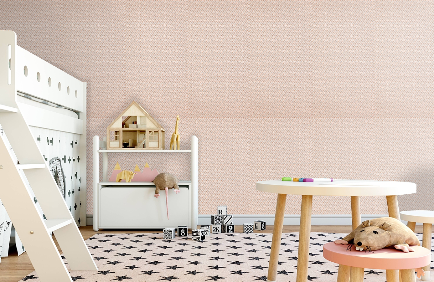 Обои 17651 фото в интерьере детская