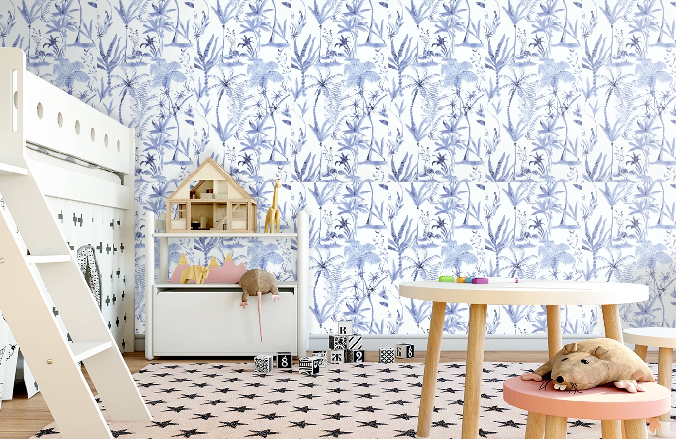 Обои 17662 фото в интерьере детская