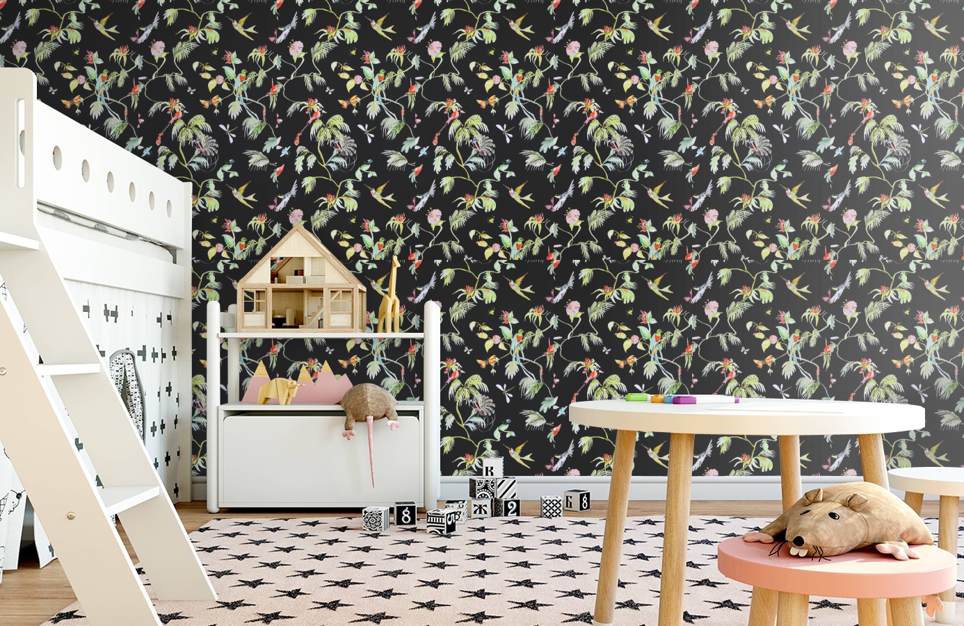 Обои 17712 фото в интерьере детская