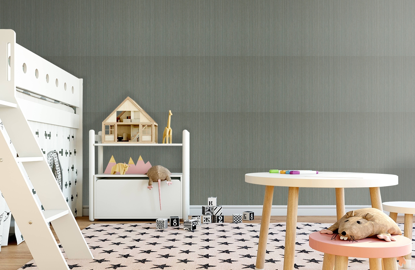 Обои 17722 фото в интерьере детская Обои 17722 фото в интерьере детская