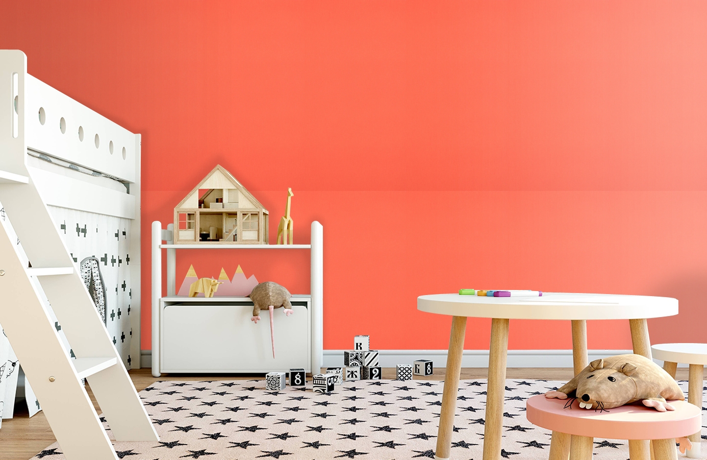 Обои 18230 фото в интерьере детская