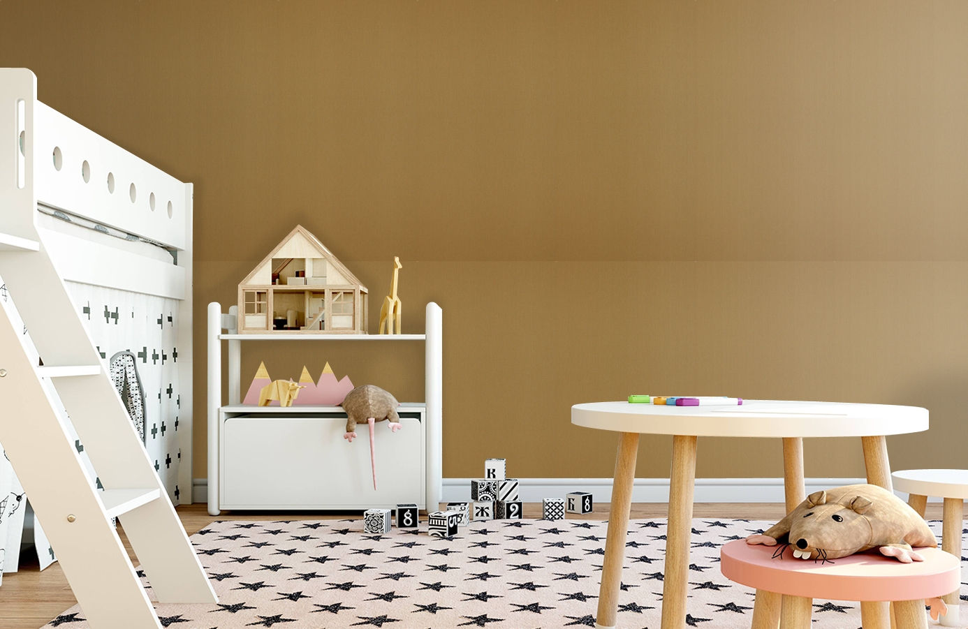 Обои 18231 фото в интерьере детская