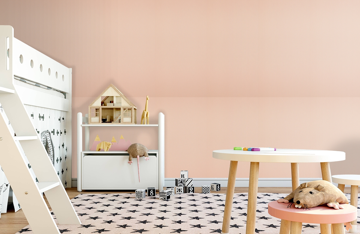 Обои 18241 фото в интерьере детская