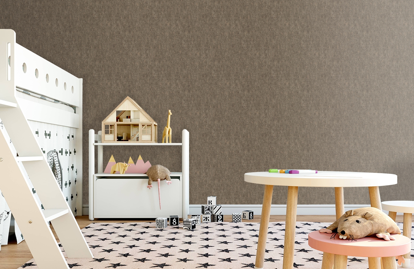 Обои 1912 фото в интерьере детская