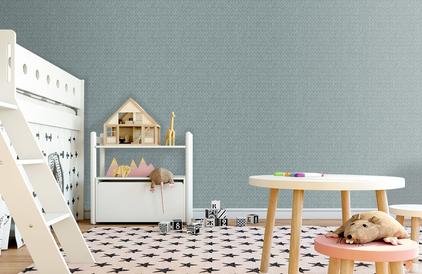 Обои 1932 фото в интерьере детская