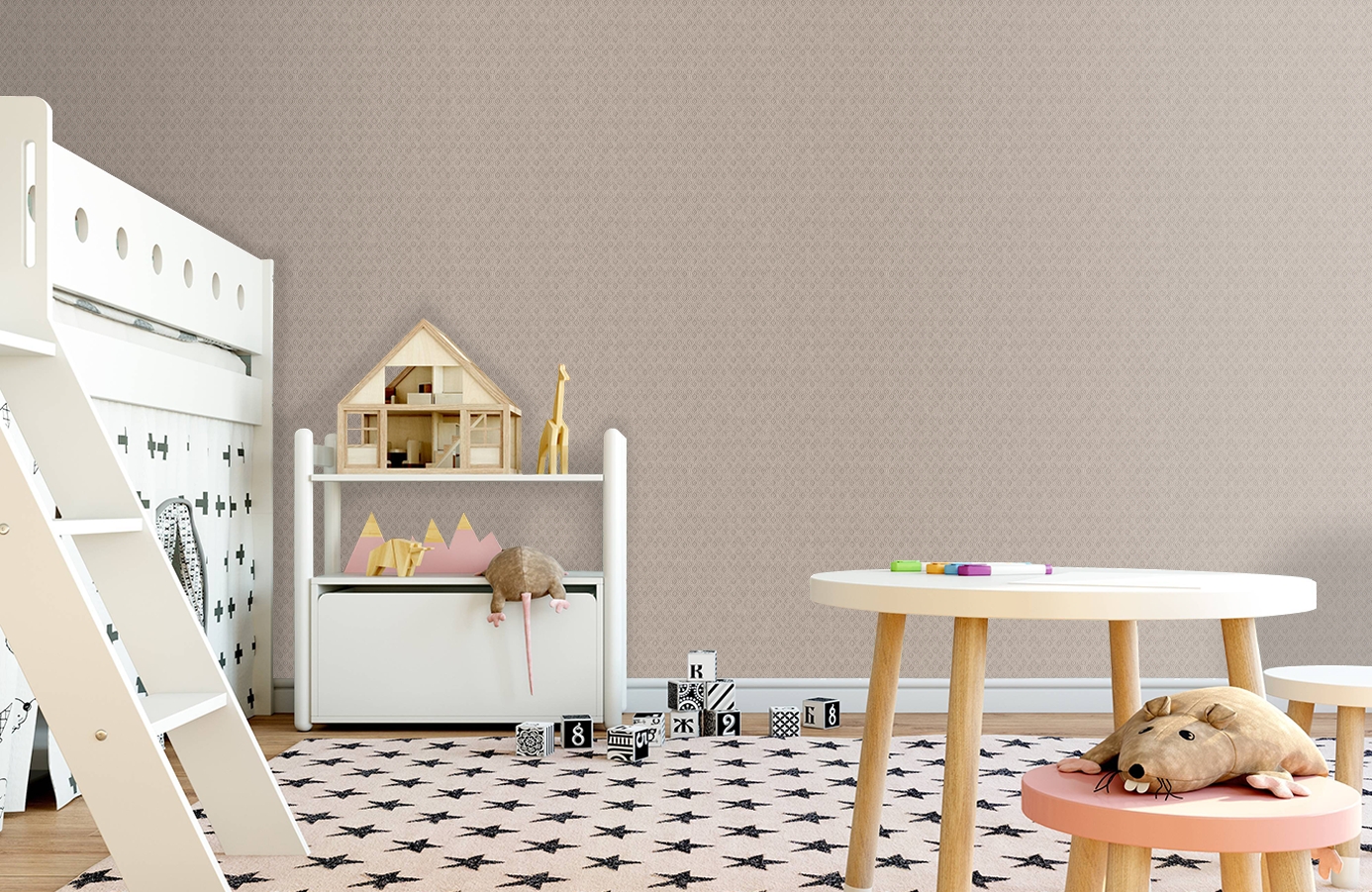 Обои 1933 фото в интерьере детская