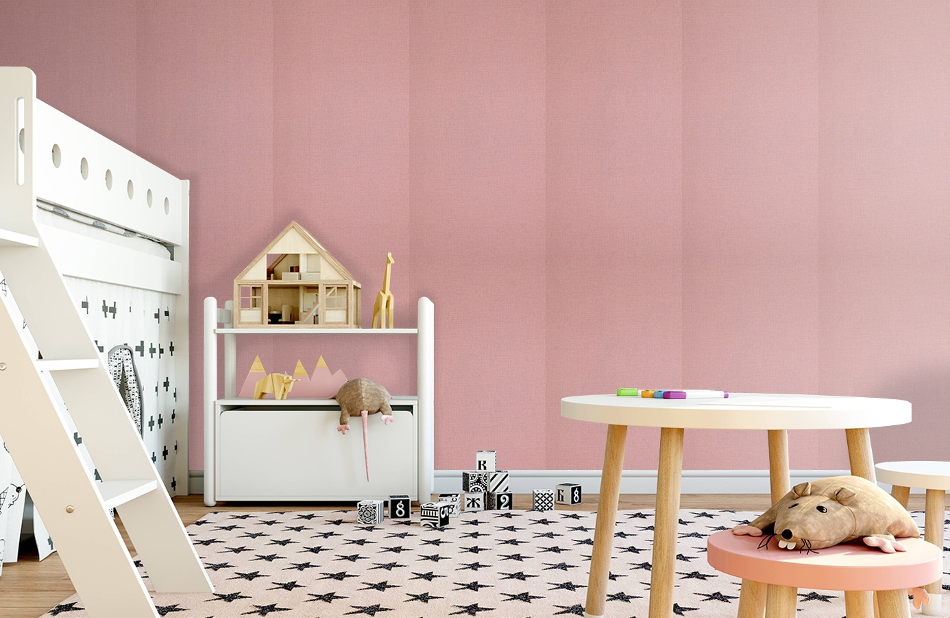 Обои 218210 фото в интерьере детская