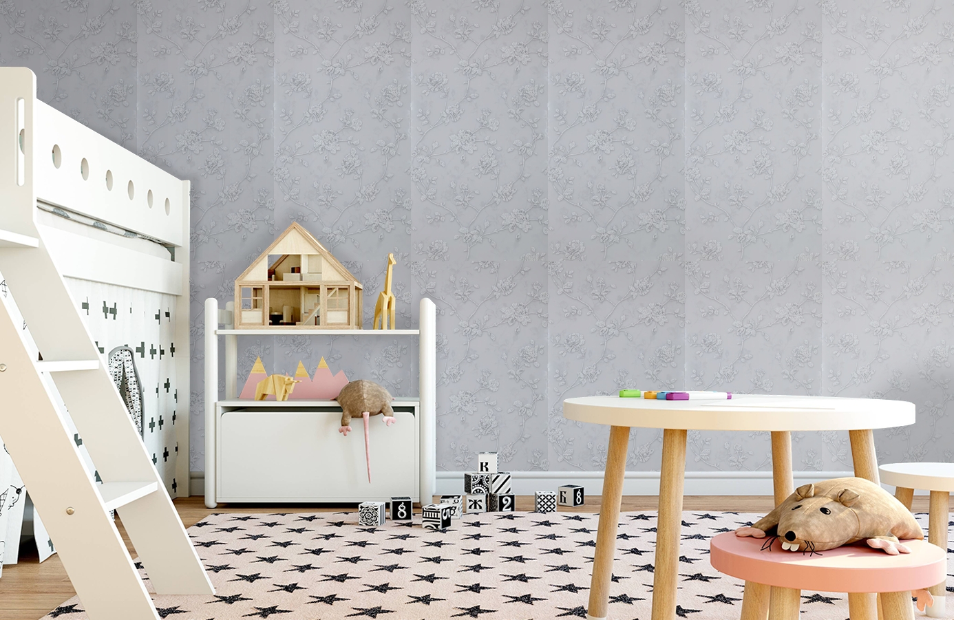 Обои 218251 фото в интерьере детская